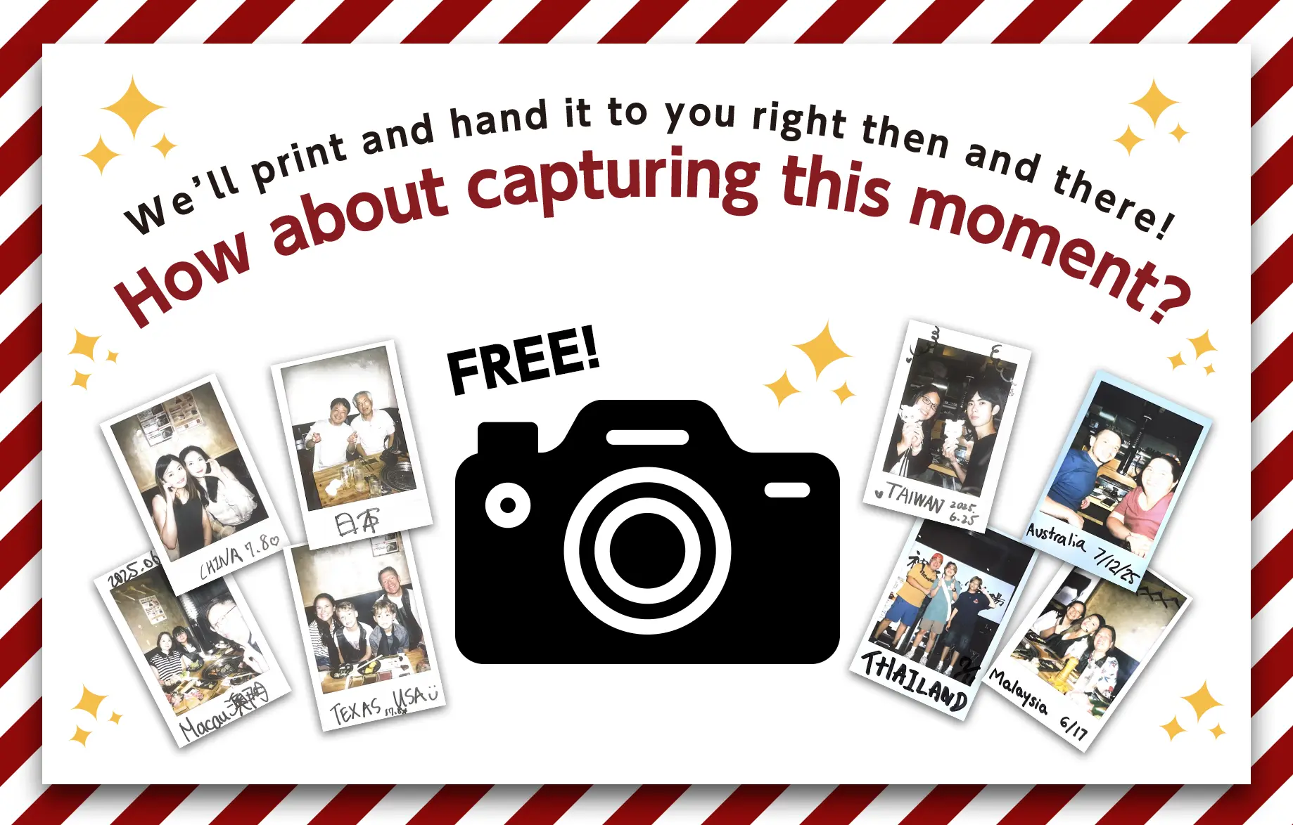 How about capturing this moment? FREE